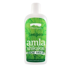 Himalayan prirodni šampon za kosu od amla, shikakai, aloe vera u zelenoj-bijeloj plastičnoj bočici od 200 ml