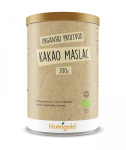 Kakao maslac - organski 200g Nutrigold