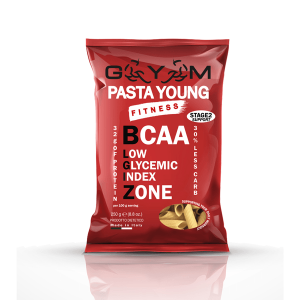 tjestenina obogaćena aminokislinama BCAA 250g Pasta Young