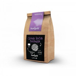 Crna leća Beluga - Organska 500g Nutrigold