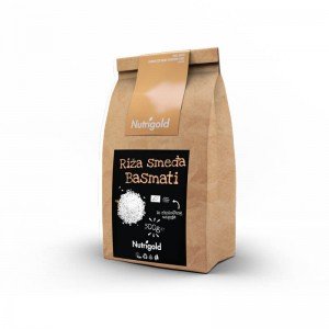 Basmati smeđa riža - Organska 500g Nutrigold