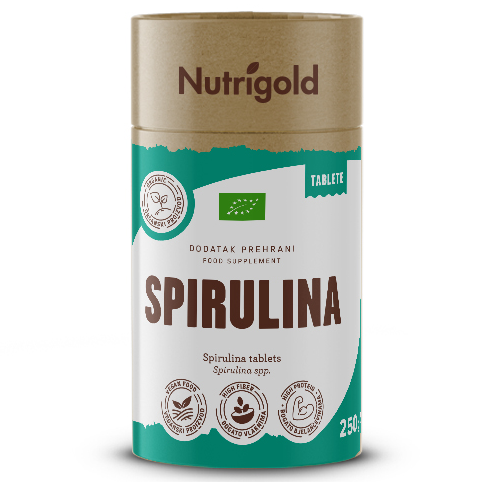 Nutrigold Spirulina tablete Organske u pakiranju od 250g 