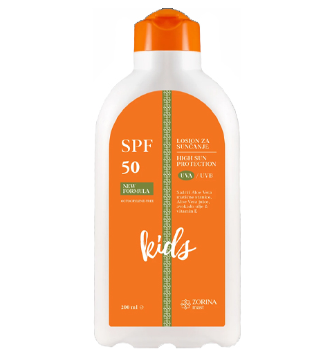 Kids SPF 50+ losion za sunčanje - 200ml Zorina mast