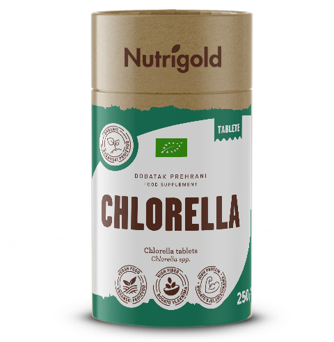 Chlorella tablete - Organske 250g Nutrigold