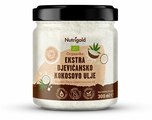 Ekstra djevičansko kokosovo ulje - Organsko 300ml Nutrigold