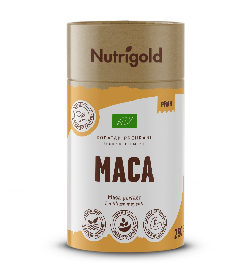 Nutrigold maca prah u kartonskoj ambalaži