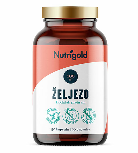 Nutrigold želejzo kapsule
