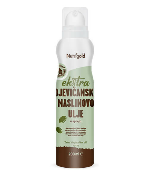 Nutrigold Ekstra djevičansko maslinovo ulje u SPREJU u pakiranju od 200ml 