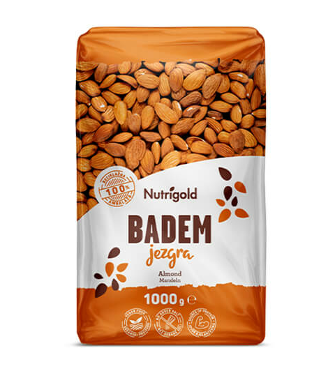 Nutrigold badem u pakiranju od 1000g