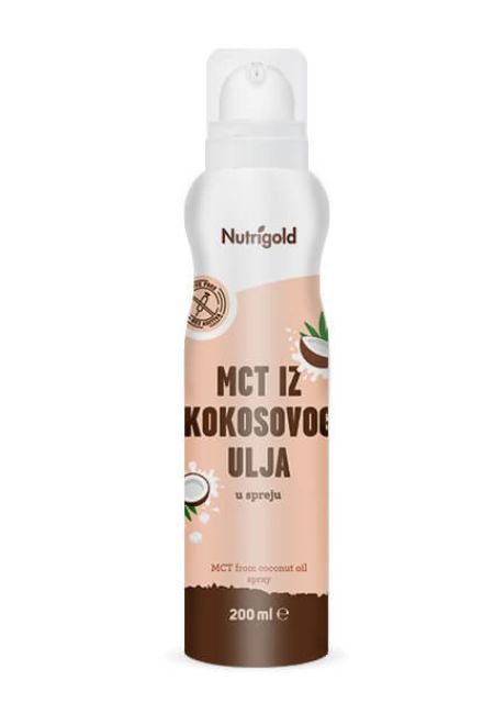 Nutrigold MCT Kokosovo ulje u SPREJU za kuhanje u pakiranju od 200ml 