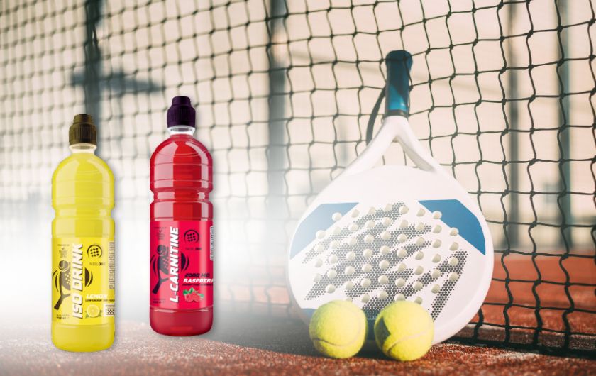 ISO-Drink napitak Limun i L-Carnitine napitak Malina - PadelONE u bočici od 750ml