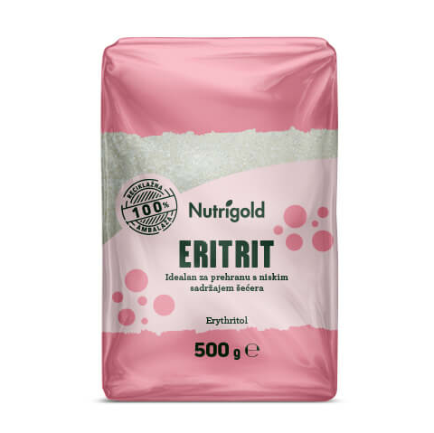  Nutrigold eritrit prirodni zaslađivač bez kalorija u pakiranju od 1000g