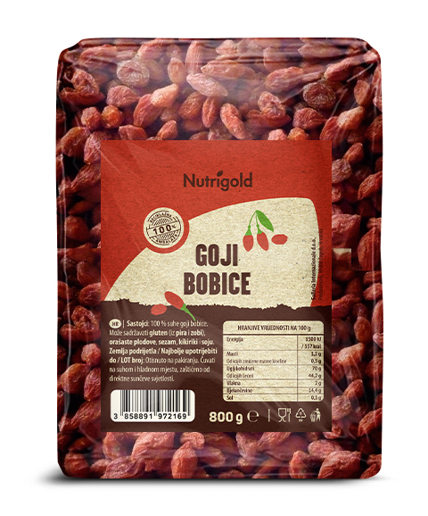 Nutrigold Goji bobice u pakiranju od 800g 