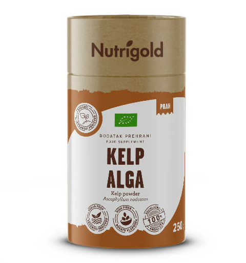 Nutrigold Kelp (Kombu) alga u prahu 250g 