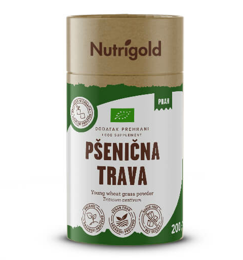 Nutrigold organska Pšenična trava u prahu u pakiranju od 200g 