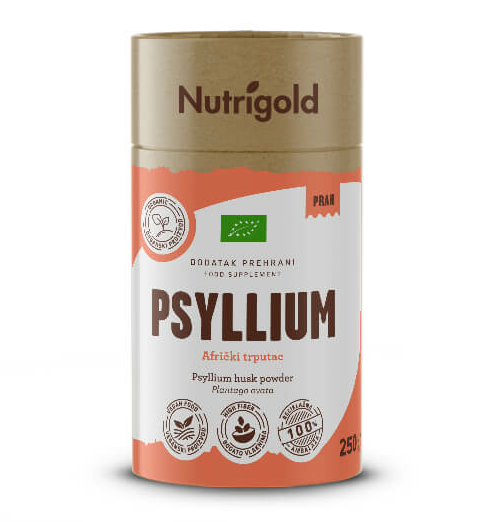 Psyllium prah - Organski 250g Nutrigold