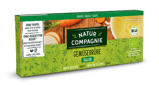 Povrtni temeljac 12 kocki - Organski 126g Natur Compagnie