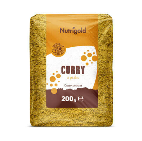 Nutrigold Curry prah u pakiranju od 200g 