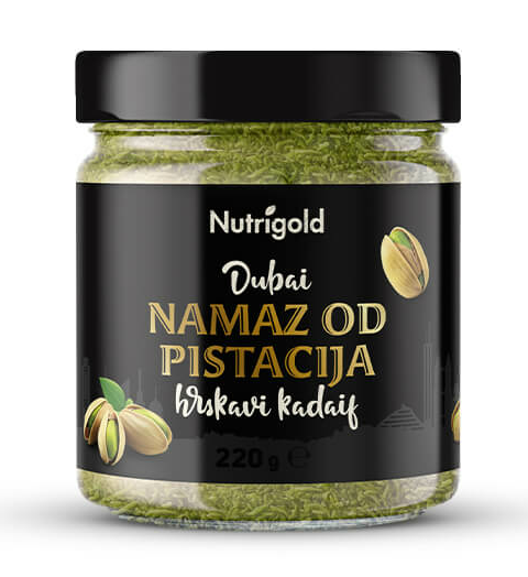 Nutrigold namaz od pistacija s kadaifom Dubai u pakiranju 220g 