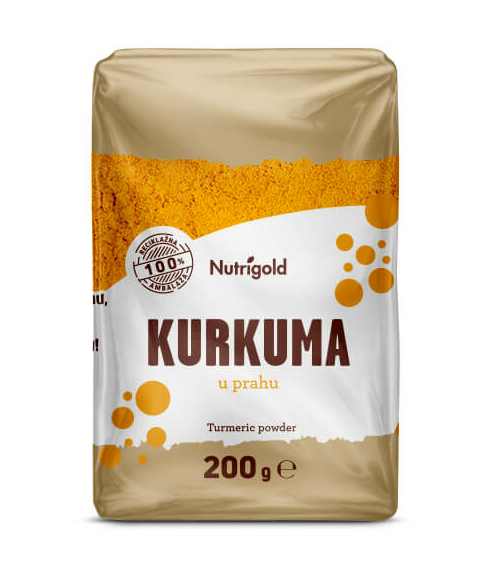Kurkuma u prahu 200g Nutrigold 