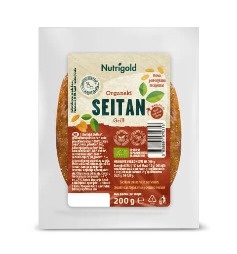 Nutrigold organski Seitan Grill u pakiranju od 200g 