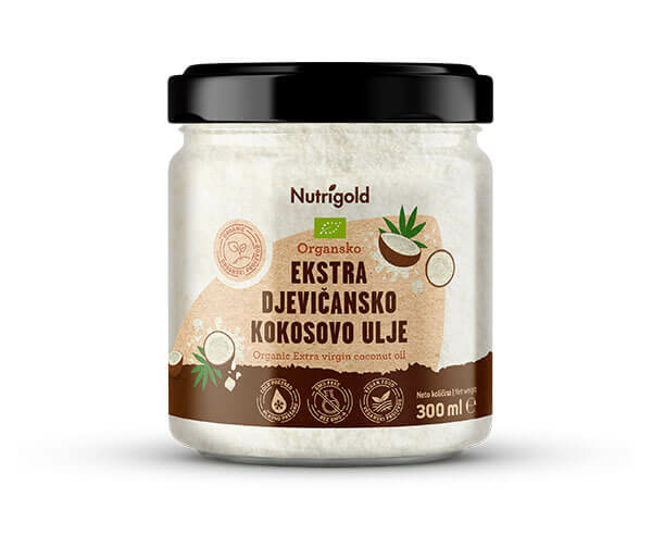 Ekstra djevičansko kokosovo ulje - Organsko 300ml Nutrigold