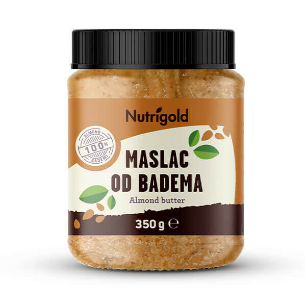  Nutrigold maslac od badema 100% čisti u ambalaži od 350g