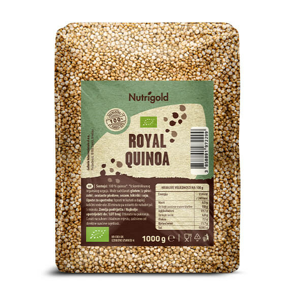 Nutrigold Quinoa Royal Organska u pakiranju od 500g 