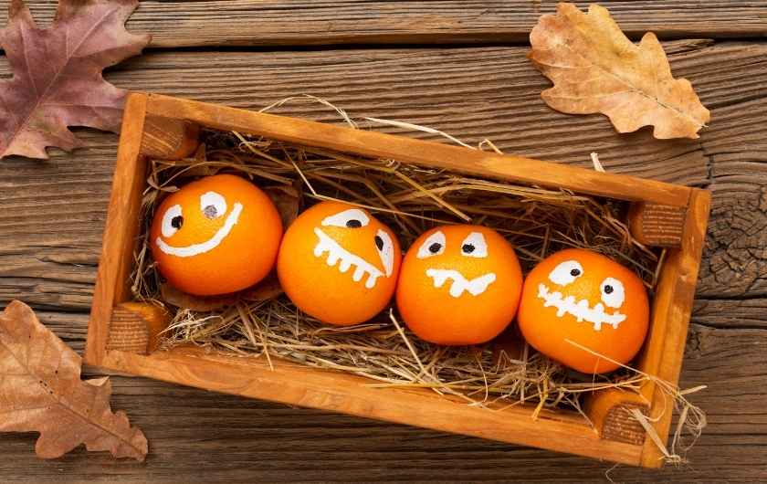 Mandarine mogu poslužiti i za kreativni jesenski projekt.