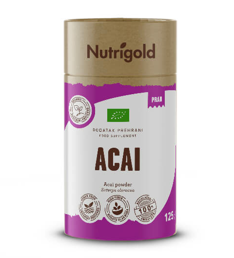 Acai u prahu - organski 125g Nutrigold