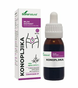 Soria Natural billjni ekstrakt konopljika za potporu regulaciji hormonalnog balansa