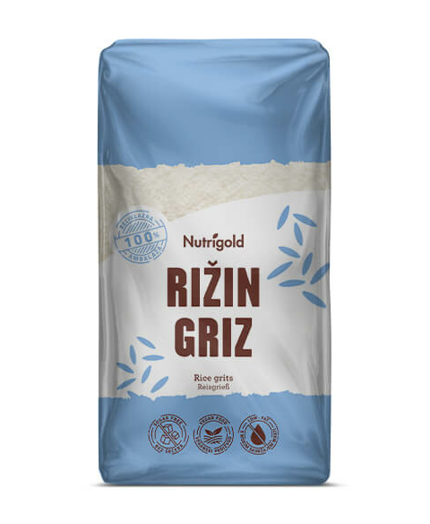 Rižin griz - krupica 1kg Nutrigold