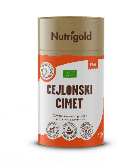 Cimet Ceylon - Organski 100g Nutrigold