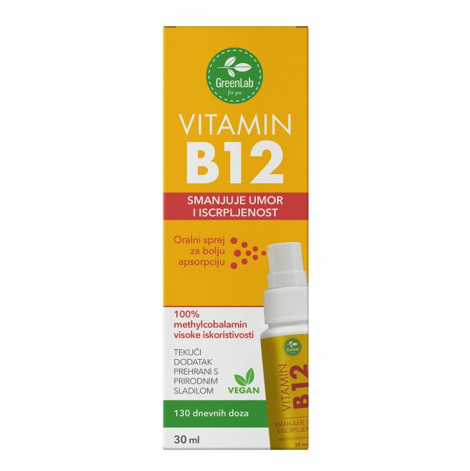 Vitamin B12 u spreju - 30 ml Green lab