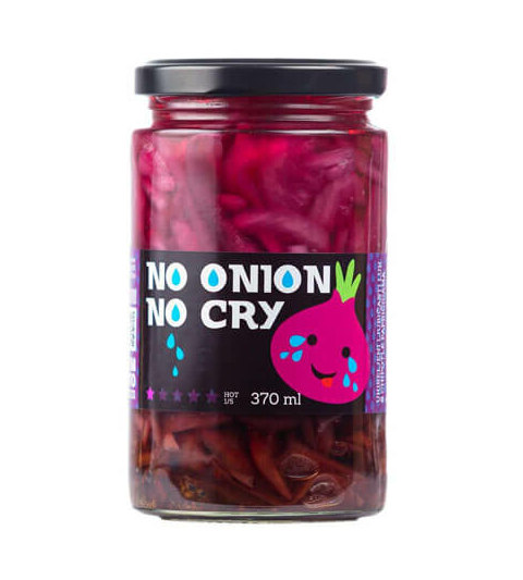 Ukiseljeni ljubičasti luk No Onion No Cry - 370 ml Volim ljuto