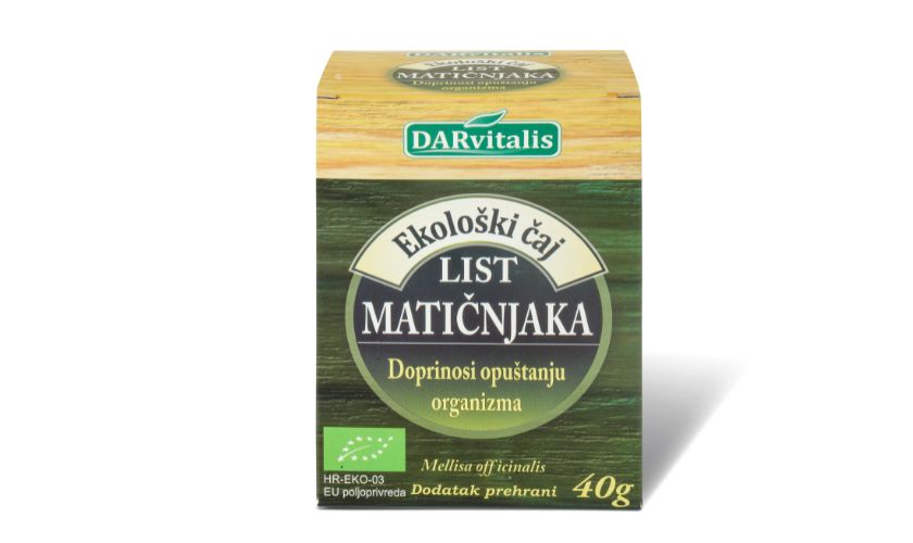 Čaj od lista matičnjaka - Organski 40g DARvitalis
