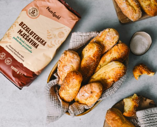 Bezglutensko brašno - Mješavina za kruh - 1000g Nutrigold
