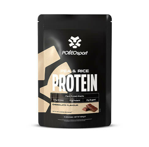 Veganski protein od graška i riže okus Čokolada - 454g Polleo Sport