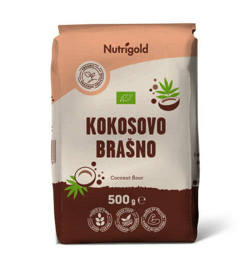 Kokosovo brašno - Organsko 500g Nutrigold