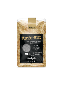 Nutrigold amarant u prozirnom, plastičnom pakiranju od 1000g.
