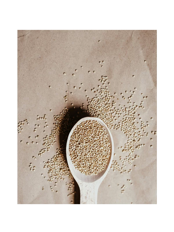 Nutrigold quinoa royal dolazi u prozirnom, plastičnom pakiranju od 500g.