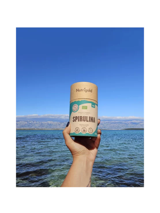 Spirulina prah - organski 250g Nutrigold
