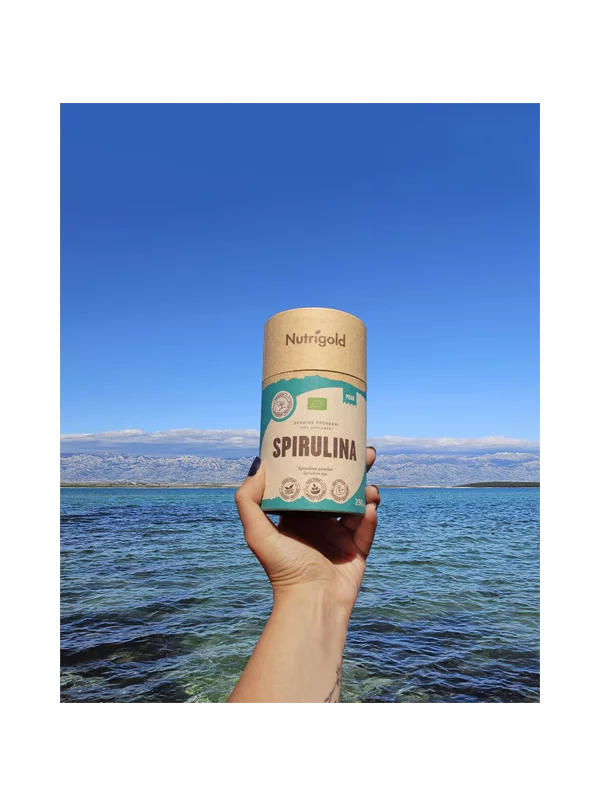 Spirulina prah - organski 250g Nutrigold