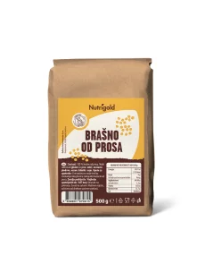Nutrigold brašno od prosa u smeđoj ambalaži od 500 grama