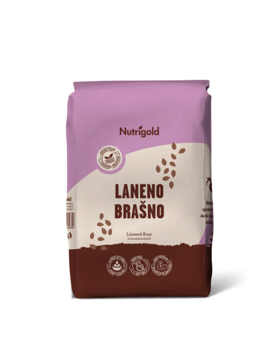 Nutrigold Laneno brašno  u smeđoj ambalaži 1000g