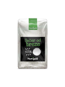 Nutrigold šećer od breze Ksilitol u prozirnoj plastičnoj ambalaži od 500g