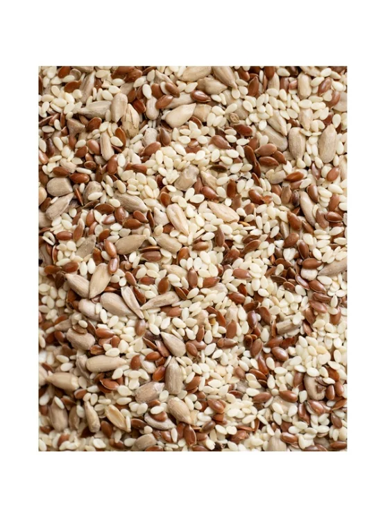 Nutrigold mješavina sjemenki dolazi u prozirnom pakiranju od 750g