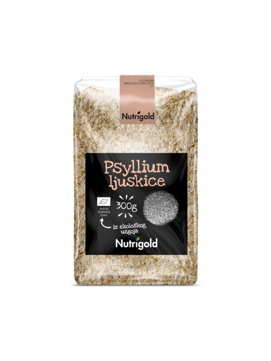 Psyllium ljuskice dolaze u prozirnom, plastičnom pakiranju od 300g.