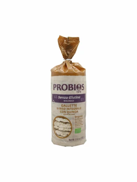 Probios Rižini krekeri s kvinojom bez glutena Bio u paketu od 100g