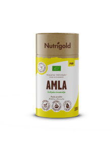 Nutrigold amla (amalaki) u prahu  u smeđoj posudi od 200 grama.